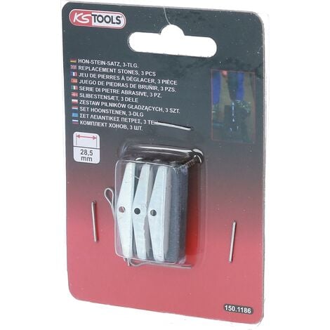 Jeu de pierres à déglacer, longue: 28,5 mm, pour 150.1185, 3 pcs