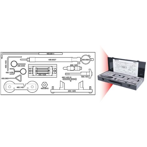 Jeu d&aposoutils de réglage moteur pour VAG, 23 pcs