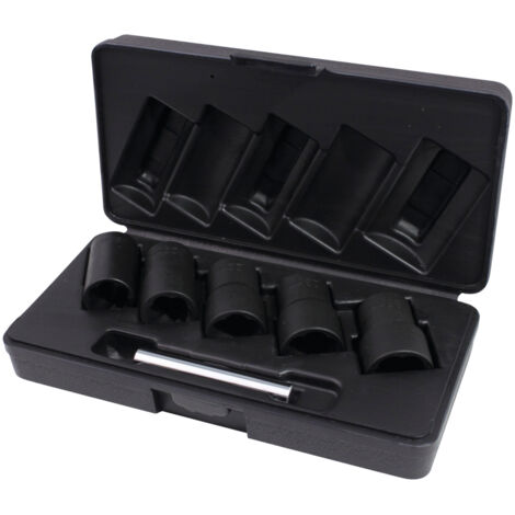 KS Tools 913.1292 Douille Spéciale Écrous Abîmés 1/2'' 19 Mm Chrome-Molybdène - Tête Brunie