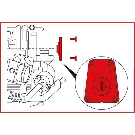 Jeu d&aposoutils de réglage moteur pour GM / Opel, 6 pcs