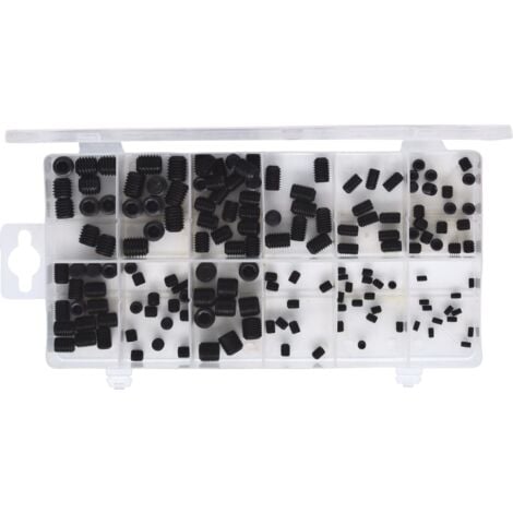 Assortiment de vis sans tête, 160 pcs