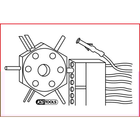 KS Tools - Extracteur de cosses - 150.1232