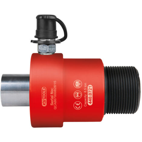 KS TOOLS 700.2130 - Vis de force M12x1,5 avec écrou et contre-écrou