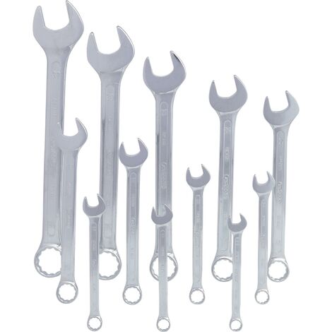Jeux de clés mixtes coudées, 12 pcs 10-32mm