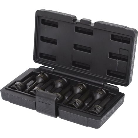 1/2" Jeu de douilles à chocs (XZN), 9 pcs