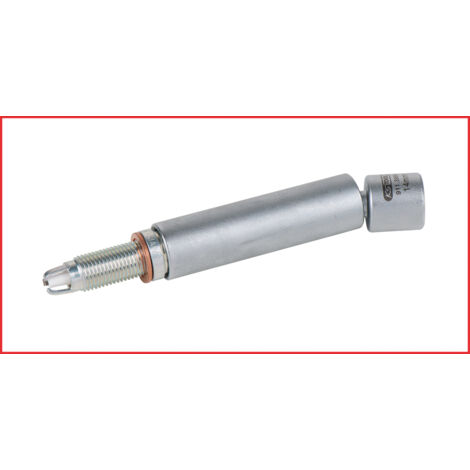 Douille Bougie 14mm 3/8 Avec Caoutchouc - KS Tools 911.3990 - Pour Bougies D'Allumage