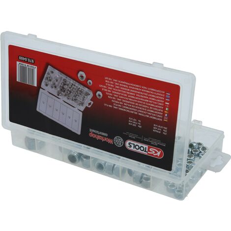 Assortiment d'écrous autoblocants UNC, 100 pcs