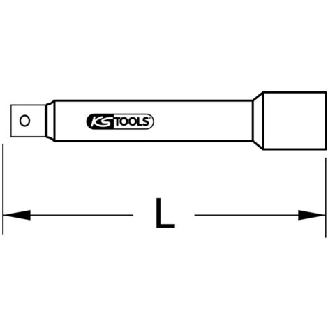 Draper 12824 Barre De Rallonge 3/4" 250 Mm - Bricolage