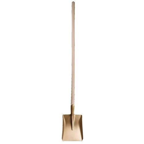 Pelle à bords 240 x 290 mm bronze multicomposant aluminium sans étincelles
