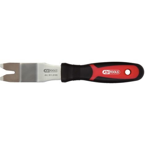 KS TOOLS 911.8195 - Dégraffeur de clips, tête forme Y, 230mm