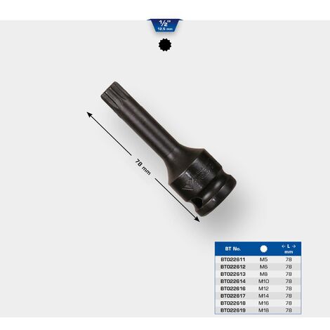 Brilliant Tools BT022611 Kraft-Steckschlüsseleinsatz