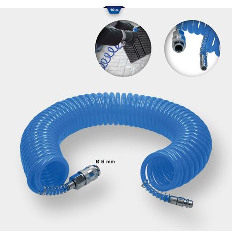 Tuyau / Raccord spiralé air comprimé 6 m