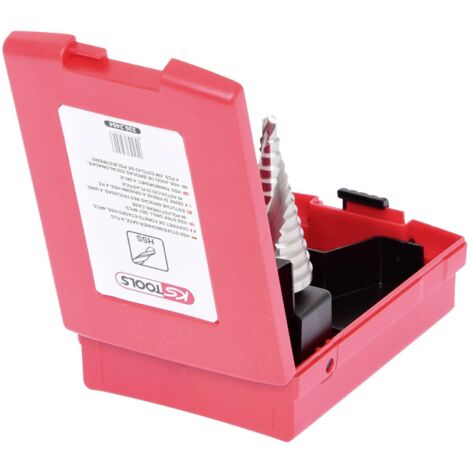 Coffret 25 Forets étagés HSS TiN KS Tools 1-13mm – Boîte PVC – Neuf