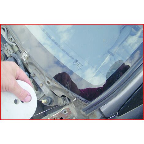 AUTO Outil à main de réparation de retrait de caoutchouc de joint de verre  de fenêtre de voiture de solvant de pare-brise