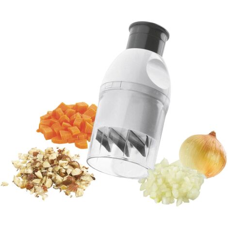 Hachoir Universel WESTMARK Pour Oignons Et Légumes - Avec Mécanisme Rotatif, Diamètre 9cm | Design Compact