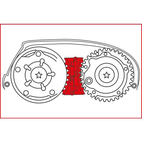 Jeu d&aposoutils de réglage moteur pour Alfa Romeo / Fiat / GM / Opel, 7 pcs