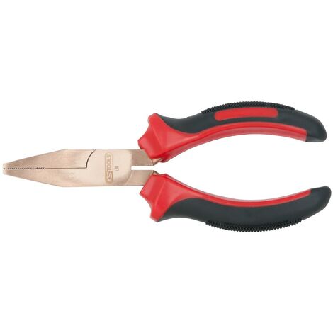 KNIPEX Pince à becs demi-ronds 200mm - Avec tranchant - 26 15 200 SB