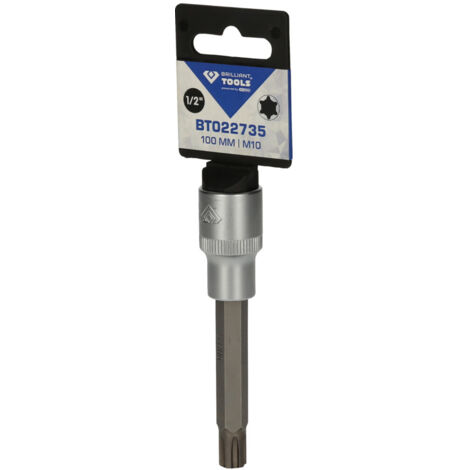 Douille RIBE M6 3/8 Pour Vis - Longueur 48 Mm - Outil Manuel Nickelé Pour Travaux Mécaniques