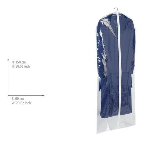 Kleidersack Kunststoff 150x60cm transparent