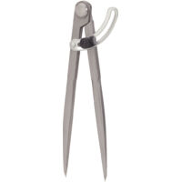 Compas Pointu KS Tools - Avec Tiges Trempées - Précision Et Durabilité - Pour Traçage Technique