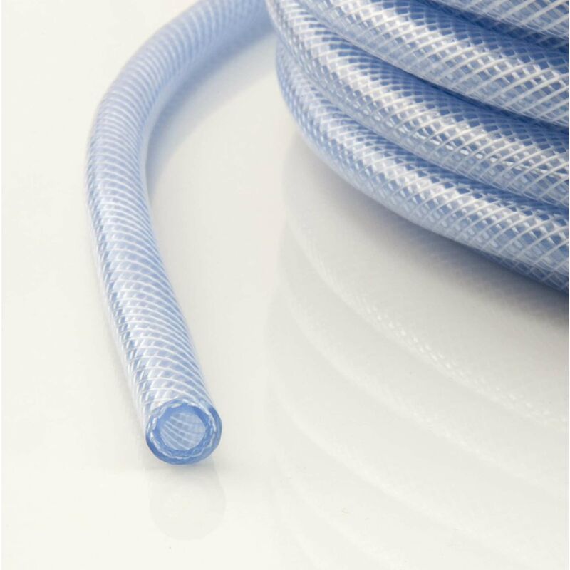 Tuyau Flexible PVC Transparent Alimentaire 12 Mm X 15 Mm X 10 M - Transfert Eau, Huile Et Air