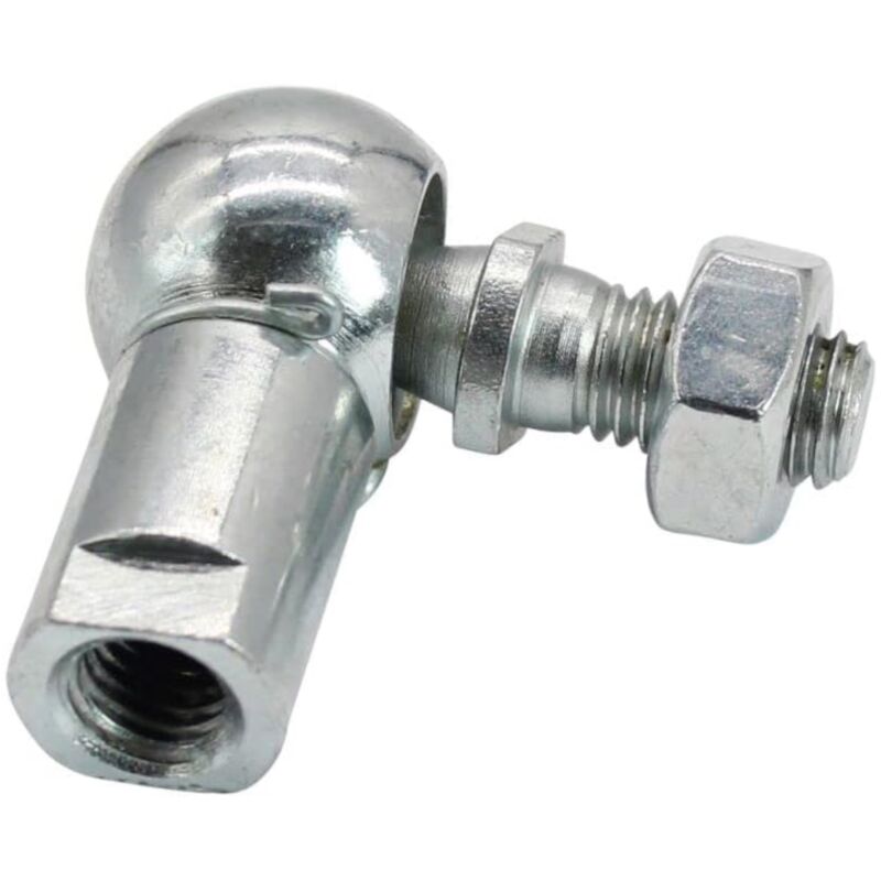 cyclingcolors 2X Axe de sécurité pour Chape Clip à Ressort 6mm Longueur utile 23mm Vérin Gaz Universel Tête Embout Fourche Véhicule Goupille Mâchoire