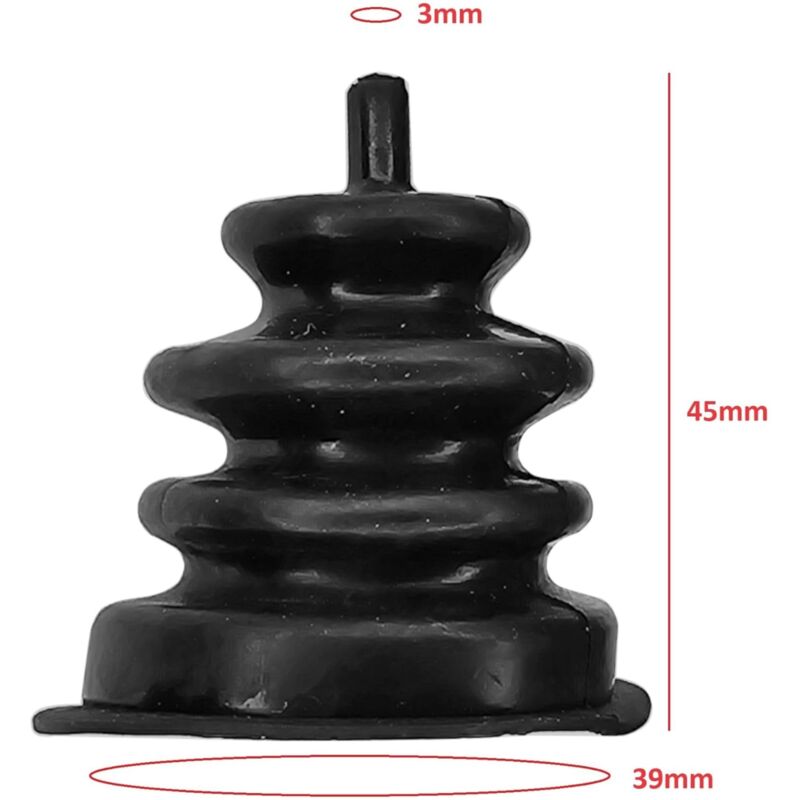 Soufflet De Protection Universel Caoutchouc 72mm - Manchette Levier Vitesse Frein Tracteur Tondeuse