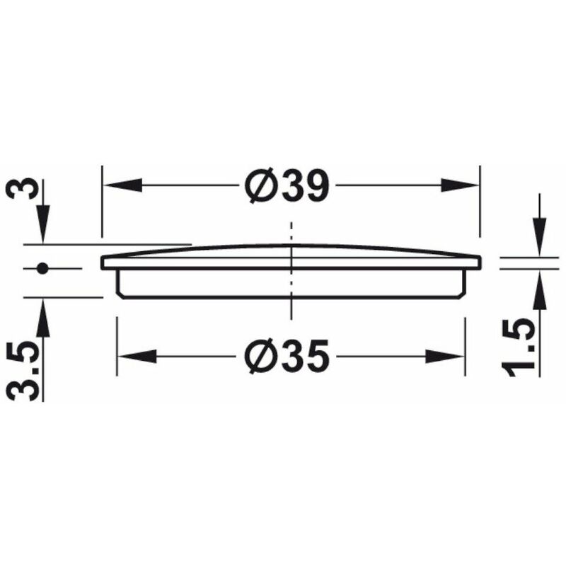 Cache trou Ø35 - ITAR