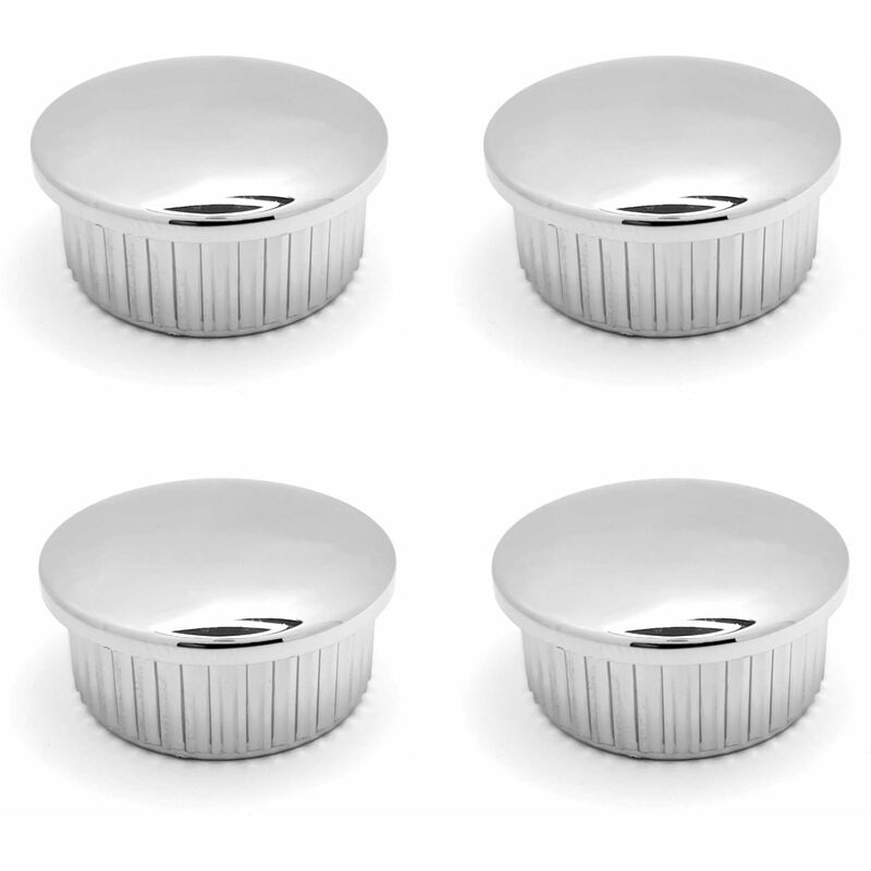 Cyclingcolors 5x Embout De Tube Chaise Patin Meuble Transparent Rond Avec Semelle Feutre Pied Anti-rayure Anti-bruit Meuble (18mm