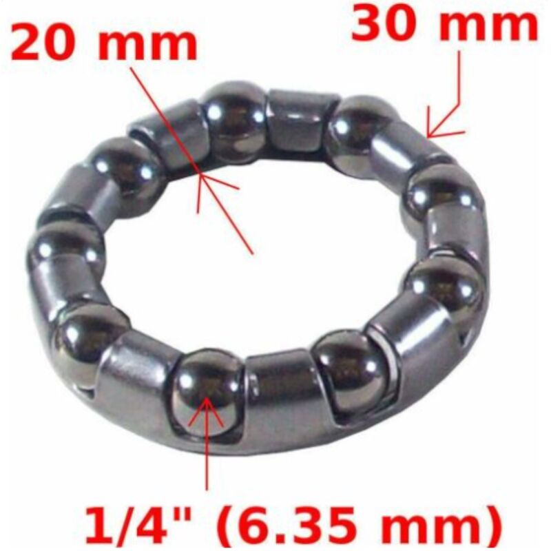 Lot De 2 Roulements Pédalier Vélo Enfant 38-24 Mm - Billes Acier 8 Mm Pour Vélos Enfants