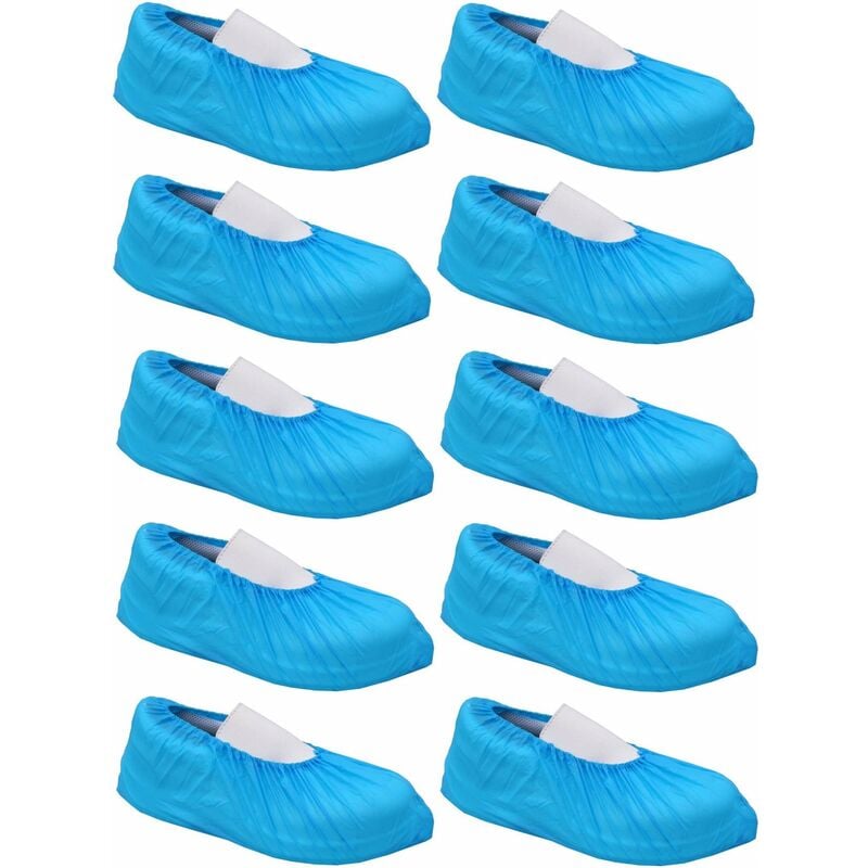 Couvre-chaussure jetable col. Bleu - Carton de 1000 