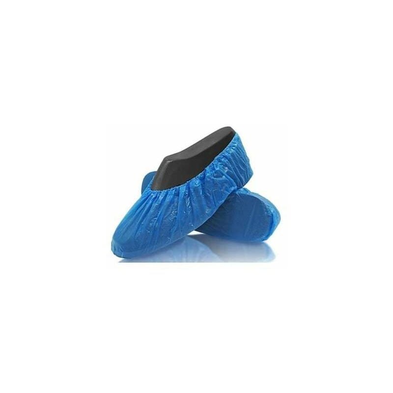 Couvre-pied en plastique ménager 100 pcs sac OPP bleu - Cdiscount