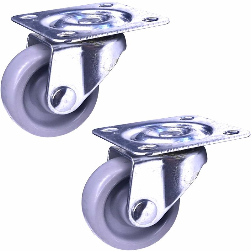 Roues Pour Chariot 4x Roulettes Pivotantes Avec Frein 75mm Castor Roues Pour Meubles Roulettes Charge Lourde