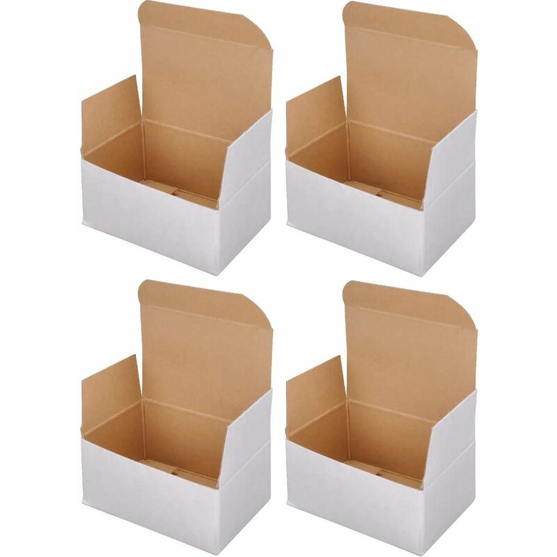 Natürlich Verpacken Lot De 10 Boîtes Pliantes Avec Fenêtre Et Couvercle