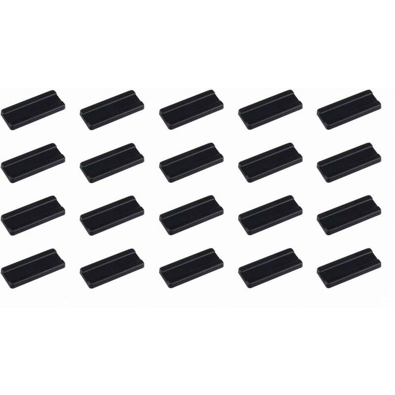 Ouprisks 40 Pièces Protection Pied De Chaise, Silicone Patin Chaise, Avec Feutre Tampon De Chaise, Protège Les Sols Des Rayures Et Du Bruit, Convient Aux Pieds Ronds Et Carrés (Clear, S(Fit 15-24mm