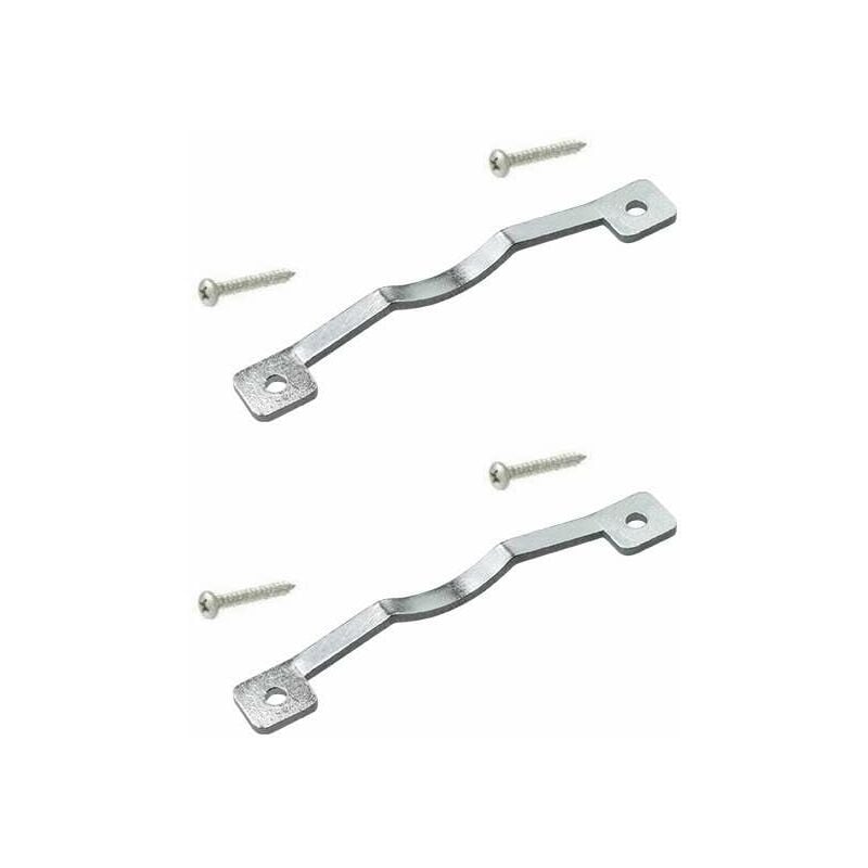 2x Frein porte coulissante Micra C ferrure pour armoire montage rail  inférieur ou supérieur à visser