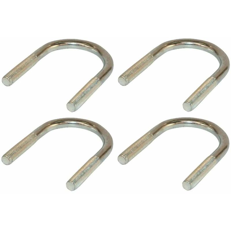 Lot De 4 Pinces à Boulon En U Pour Silencieux - Diamètre 42 Mm, Type Selle, Neuves Zaplyte