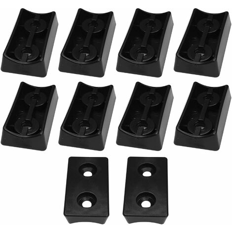 Embout Enveloppant Renforcé Caoutchouc Vulcanisé NOIR pour pied - tube