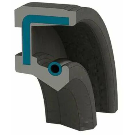 Cyclingcolors 2x Joint à Lèvre Spy étanchéité Métrique Caoutchouc Nitrile NBR Arbre Composant Mécanique Rotatif Huile Vidange Avec Ressort, 50x110x10mm CC