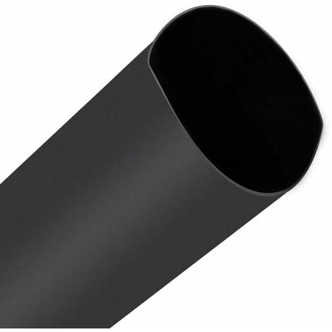 ISOLATECH Gaine Thermorétractable 3:1 Kit Avec Adhésif Noir 3,2mm 10 Mètres Pour Câble USB Résistante Aux UV Réparer Non Marqué Rouleau En Boîte Distributrice Pratique