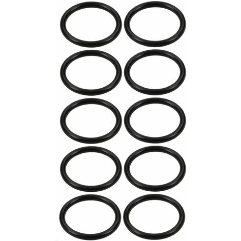 10x Joint torique rond d'étanchéité haute précision en caoutchouc nitrile NBR noir DIN 3771 O-ring Huile Carburant Moteur Valve Rondelle Outillage Statique Dynamique Malléable, Ø12mm x 1mm