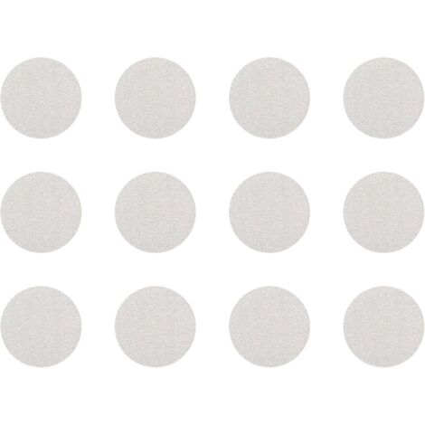 12x Cache vis adhésif autocollant diamètre 40mm protection bouchon trou obturateur meuble table chaise maison, Gris