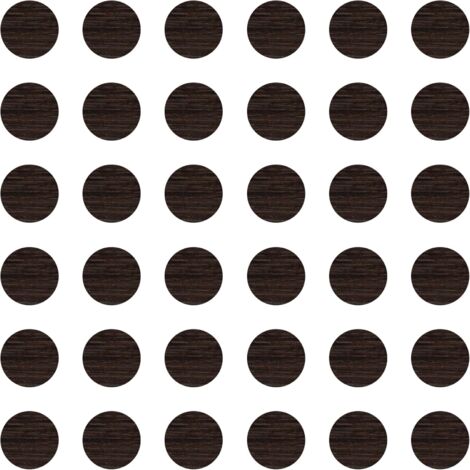 36x Cache vis adhésif autocollant diamètre 25mm protection bouchon trou obturateur meuble table chaise maison, Chêne baroque