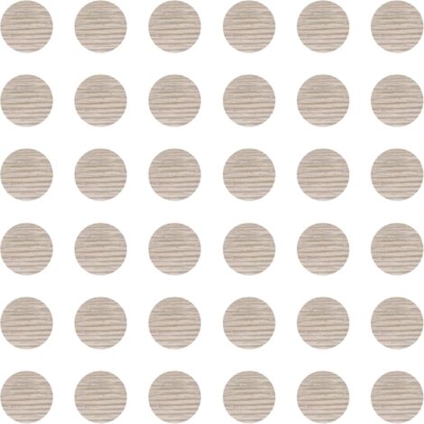 36x Cache vis adhésif autocollant diamètre 25mm protection bouchon trou obturateur meuble table chaise maison, Chêne ancona