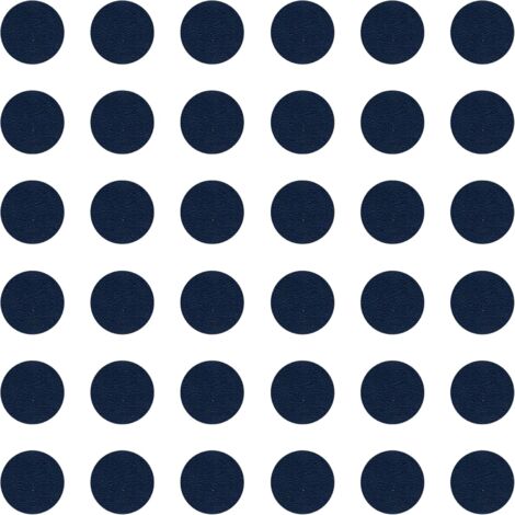 36x Cache vis adhésif autocollant diamètre 25mm protection bouchon trou obturateur meuble table chaise maison, Bleu foncé