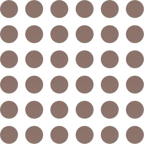 36x Cache vis adhésif autocollant diamètre 25mm protection bouchon trou obturateur meuble table chaise maison, Caramel