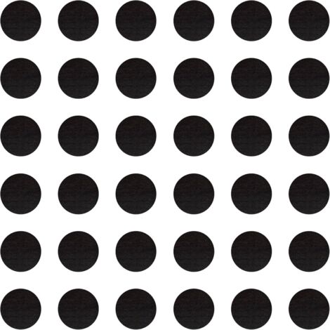 36x Cache vis adhésif autocollant diamètre 25mm protection bouchon trou obturateur meuble table chaise maison, Chêne noir