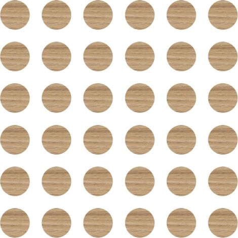 Cyclingcolors – Cache vis adhésif autocollant diamètre 25mm – Protection contre l'humidité et la poussière – Finition propre pour meubles – Chêne sauvage (1/4)