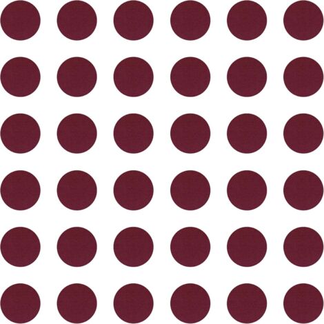 36x Cache vis adhésif autocollant diamètre 25mm protection bouchon trou obturateur meuble table chaise maison, Bourgogne