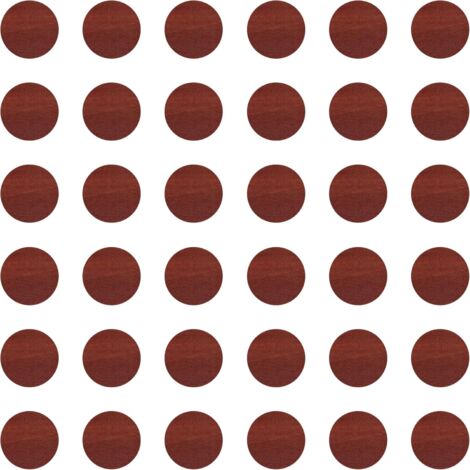 36x Cache vis adhésif autocollant diamètre 25mm protection bouchon trou obturateur meuble table chaise maison, Pommier locarno